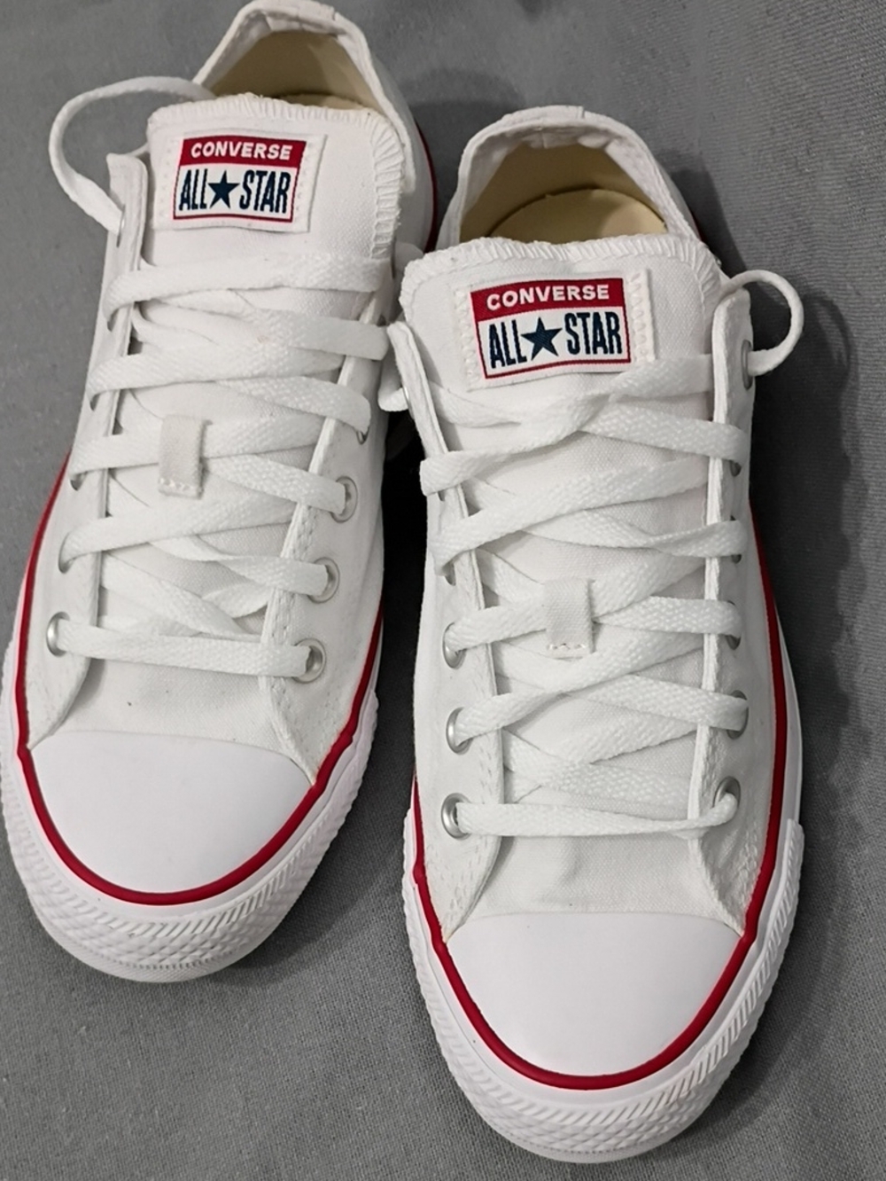 Converse All Star Classic Unisex White Low Top Sneakers Size Men's 8 / Wm's 10